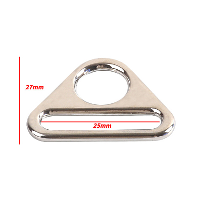 Triangle de réglage en alliage avec clips pivotants de barre, boucles à anneau en d