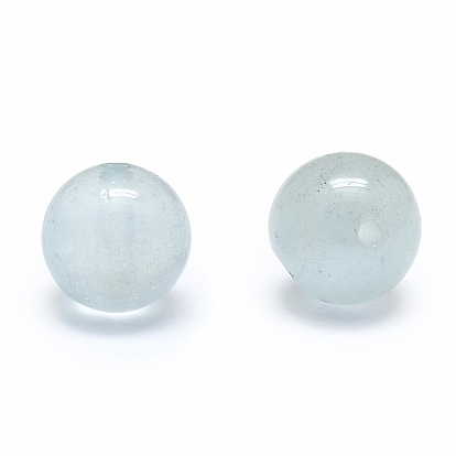 Natural Aquamarine Beads, Round