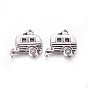 Tibetan Style Zinc Alloy Pendants, Camping Car