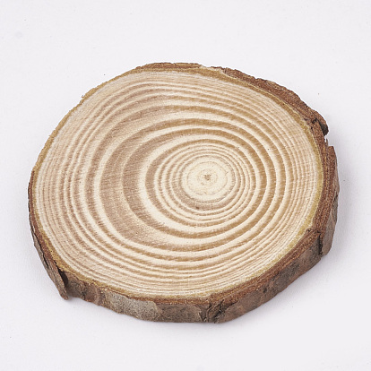 Неокрашенные необработанные деревянные кабошоны, кусок дерева, дерево кольцо