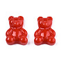 Opaque Resin Cabochons, Bear