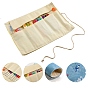 Kits de crochets ergonomiques avec rouleau de sac de rangement à motif floral, kit d'aiguilles à crochet bricolage pour débutants, amateurs de crochets expérimentés