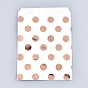 Polka Dot Pattern Eco-Friendly Kraft Paper Bags, Gift Bags, Shopping Bags, Rectangle