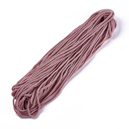 Плетеный полиэфирный корд, с полиэстерным эластичным шнуром