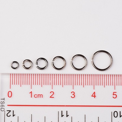 1 Box of Iron Jump Rings, Mixed Size, Open Jump Rings