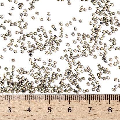 Perles rocailles miyuki rondes, perles de rocaille japonais, intérieur couleurs