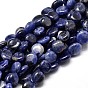 Natural Sodalite Nuggets Beads Strands, Tumbled Stone, 4~8x6~9x5~7mm, Hole: 1mm, about 15.3 inch ~15.7 inch