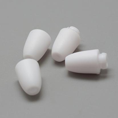Broches de plástico separable, para collares de dentición de silicona de goma