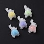 Opaque Resin Cabochons, Rabbit, for DIY Craft Making