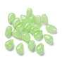 Imitation Jade Glass Beads, Teardrop