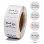 Thank You Adhesive Label Stickers, Decorative Sealing Stickers, for Christmas Gifts, Wedding, Party