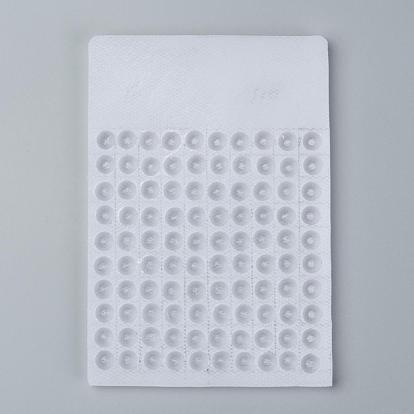 Contre les cartes de perles en plastique, pour compter les billes 5mm 100