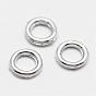 Alloy Round Rings, Soldered Jump Rings, Closed Jump Rings, Long-Lasting Plated