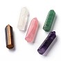 Pointed Natural Gemstone Home Display Decoration, Healing Stone Wands, for Reiki Chakra Meditation Therapy Decos, Bullet