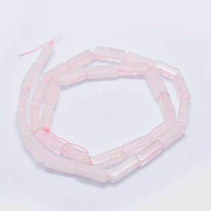 Природного розового кварца нитей бисера, кубоид