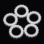 Anillos de unión de perlas de imitación de plástico abs, anillo