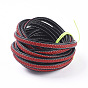 Double-Deck Micro Fibe Imitation Leather Cord, Flat Braided Leather Cord, for Necklace/Bracelet Jewelry Making