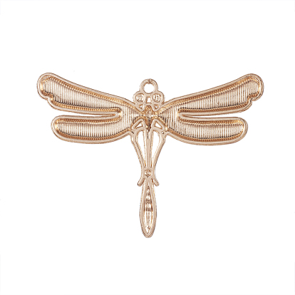 Alloy Pendants, with Enamel and Rhinestone, Dragonfly, 46x66x4mm, Hole: 2.5mm