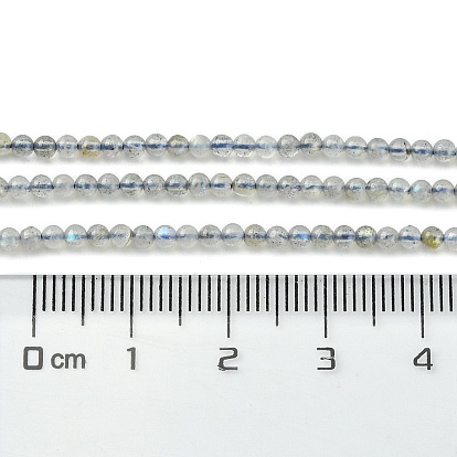 Chapelets de perles labradorite naturelle , ronde