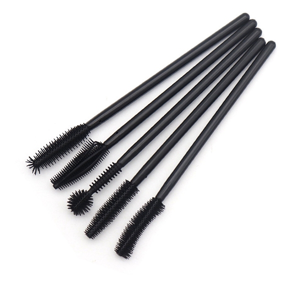 Silicone Disposable Eyebrow Brush, Mascara Wands, for Extensions Lash Makeup Tools