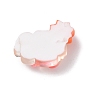 Translucent Cloud Resin Cabochons, Glitter Cartoon Cloud Cabochons for Jewelry Making