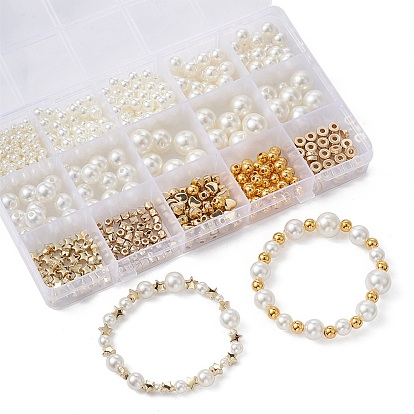 10 style perles acryliques imitées et perles en plastique ccb, formes mixtes