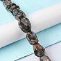 Natural Glaucophane Beads Strands, Faceted, Nuggets