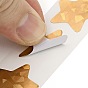 Laser Roll Stickers, Self-Adhesive Paper Gift Tag Stickers, for Party, Decorative Presents, Star