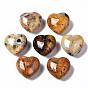 Gemstone Heart Love Stones, Pocket Palm Stones for Reiki Balancing