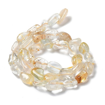 Natural Topaz Beads Strands, Nuggets