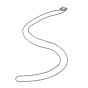 304 acier inoxydable colliers de chaînes du câble, avec fermoir pince de homard, 17.7 pouces (450 mm), 1.5mm