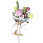 20 feuilles de papier cadeau étanche, carrée, décoration de papier d'emballage de bouquet de fleurs pliées