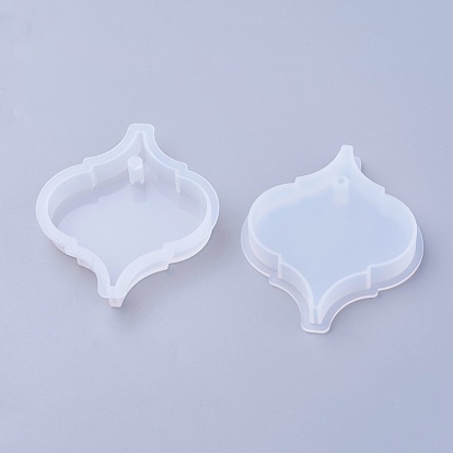 Pendant Silicone Molds, Resin Casting Molds, For UV Resin, Epoxy Resin Jewelry Making