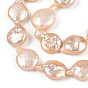 Perles de nacre naturelle brins Keshi, perle de culture d'eau douce, perles baroques, larme