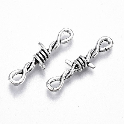 Tibetan Style Alloy Links/Connector, Lead Free & Cadmium Free, Knot