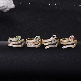 Sparkling Snake Ring - Luxe and Trendy Jewelry for Fashionable Women
