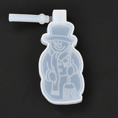 DIY Christmas Lights Silicone Molds, Resin Casting Molds, Clay Craft Mold Tools, Snowman