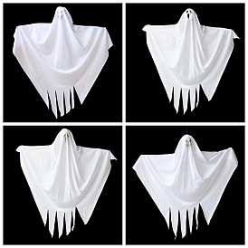 Cloth Halloween Theme Ghost Windsock Flag Hanging Decorations, for Home Yard Outdoor Decor Party Supplies