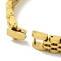 Chapado iónico (ip) 304 pulsera de cadena de eslabones gruesos de acero inoxidable, pulsera de cadena de banda de reloj para hombres mujeres