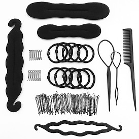 Набор инструментов для укладки волос в виде пушистого пучка — легкий инструмент для создания причесок