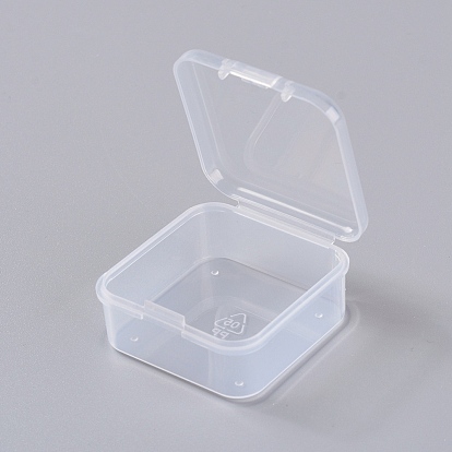 Boîtes en plastique, récipients de stockage de talon, carrée