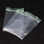Sacs en plastique à fermeture éclair, sacs d'emballage refermables, joint haut, sacs épais de sac auto-scellant, rectangle