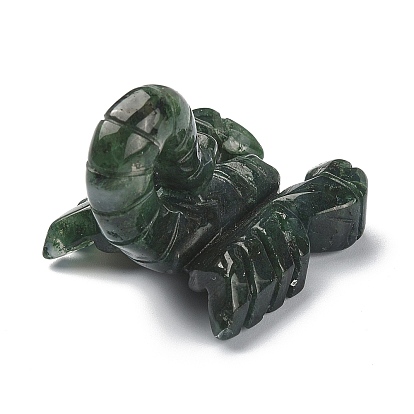 Figuras de escorpión talladas con piedras preciosas., estatuas de piedras reiki para terapia de meditación de equilibrio energético
