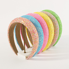 Candy Color Wide-brimmed Hairband - Simple and Cute Sponge Headband for Women.