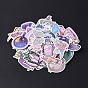 50Pcs Magic Theme PVC Waterproof Stickers Set, Adhesive Label Stickers, for Water Bottles, Laptop, Luggage, Cup, Computer, Mobile Phone, Skateboard, Guitar
