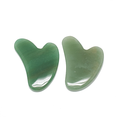 Натуральный драгоценный камень gua sha доски, очищающие массажные инструменты, gua sha лицевые инструменты, сердце