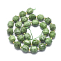 Natural Diopside Beads Strands, Faceted, Round
