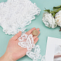 Gorgecraft 3 Yards Lace Trim, Polyester Lace Ribbon Edge Trimmings, for Sewing and Bridal Wedding Decoration, Butterfly