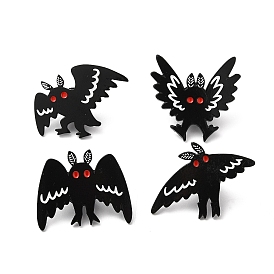 Halloween Bat Enamel Pin, Electrophoresis Black Plated Alloy Animal Badge for Backpack Clothes