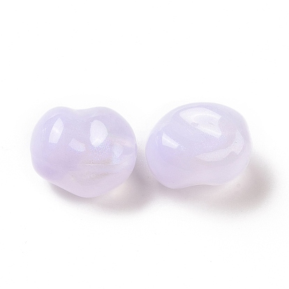 Perles acryliques opaques, perles de paillettes, torsion tour